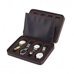 Uhrenbox für 8 Armbanduhren – mit Reißverschluss